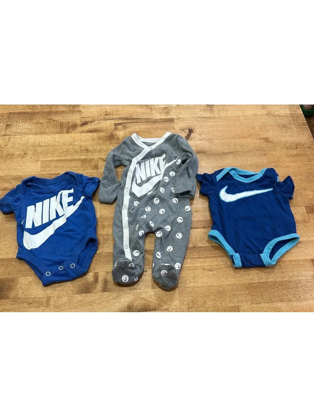 Nike Baby Onesies and Footed Sleeper Set - Newborn Size